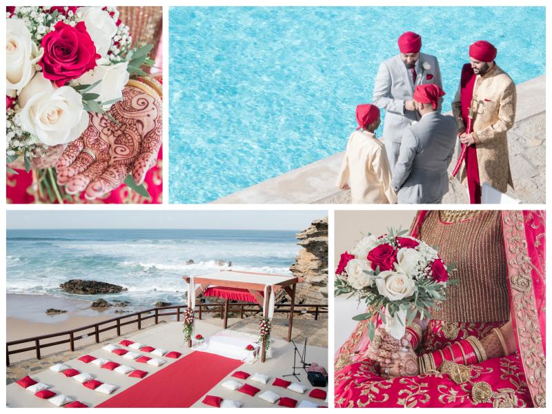 Sikh weddings in Portugal at Arriba by The sea