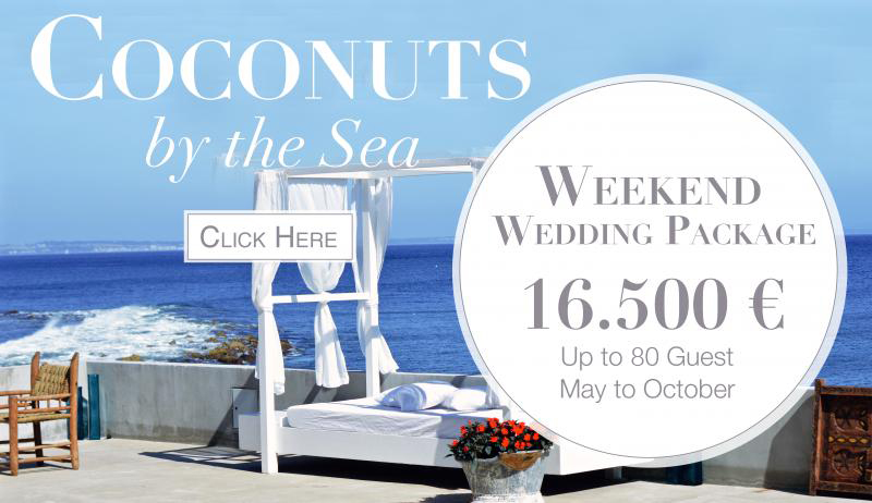 Coconuts by the Sea Wedding Package Weekend